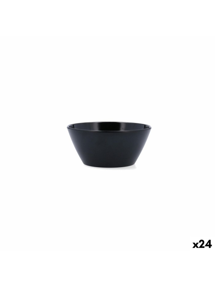 Bol para Aperitivos Quid Select Basic Negro Melamina 15 cm (24 Unidades)