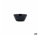 Bol para Aperitivos Quid Select Basic Negro Melamina 15 cm (24 Unidades)