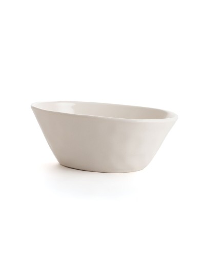 Bol pour Apéritifs Bidasoa Cosmos Blanc Céramique 17 cm (12 Unités)