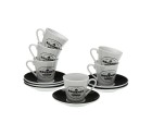 Set of 6 Cups with Plate Versa Gourmet Porcelain