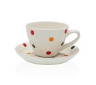 Set of 6 Cups with Plate Versa Melissa Stoneware