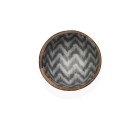 Bol Versa Chevron Bambou Porcelaine Bois de manguier