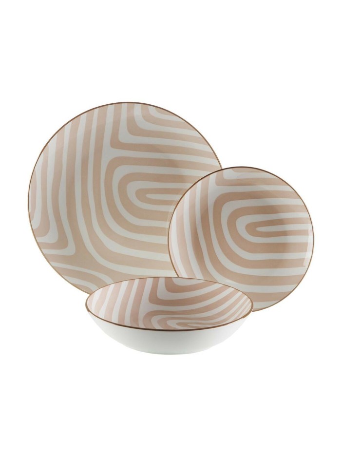 Vajilla Versa Denali Beige Porcelana