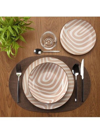 Assiettes Versa Denali Beige Porcelaine