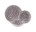 Tableware Versa Denali Grey Porcelain