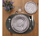 Tableware Versa Denali Grey Porcelain