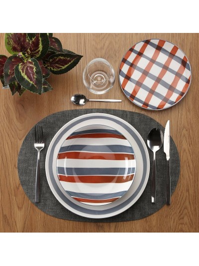 Assiettes Versa Anette Porcelaine 18 Pièces