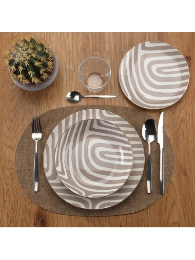 Tableware Versa Denali Grey Porcelain