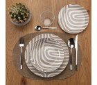 Assiettes Versa Denali Gris Porcelaine