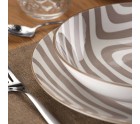 Assiettes Versa Denali Gris Porcelaine