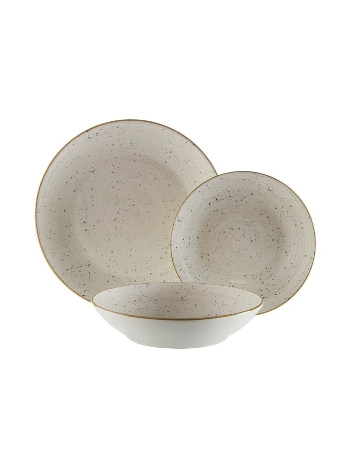 Assiettes Versa Alba Porcelaine 18 Pièces