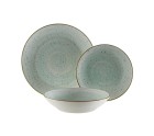 Assiettes Versa Alba Bleu Porcelaine 18 Pièces