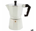 Cafetera Italiana Quid Cesena Acero Aluminio Baquelita 6 Tazas (6 Unidades)