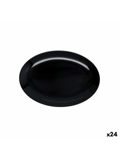 Bandeja Quid Select Basic Negro Melamina 25 x 18 cm (24 Unidades)