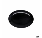 Tray Quid Select Basic Black Melamin 25 x 18 cm (24 Units)
