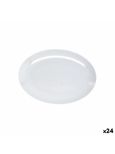 Bandeja Quid Select Basic Blanco Melamina 25 x 18 cm (24 Unidades)