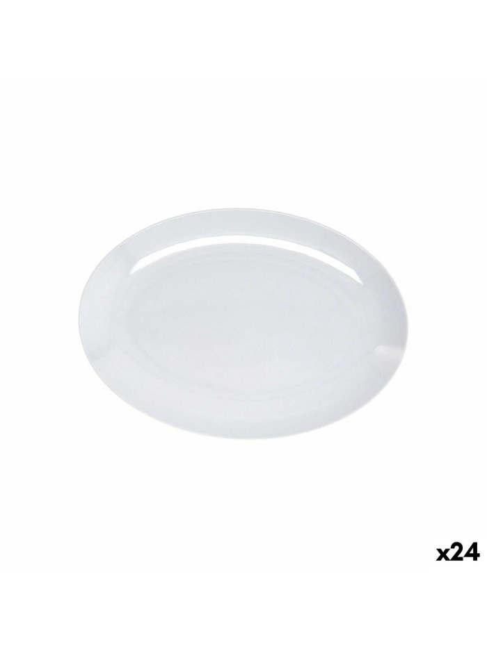 Plateau Quid Select Basic Blanc Mélamine 25 x 18 cm (24 Unités)