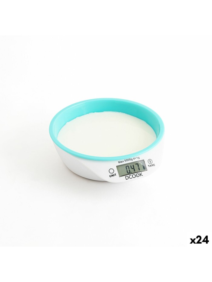 balance de cuisine Dcook Gallery Blanc Vert 5 kg 1 L (24 Unités)