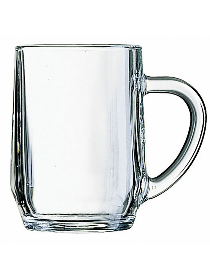 Jarra de Cerveza Arcoroc Haworth Transparente Vidrio 280 ml (36 Unidades)