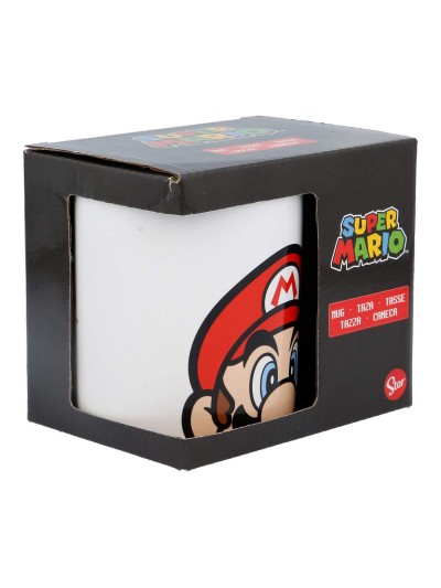Tasse mug Super Mario Blanc Céramique Rouge (350 ml)