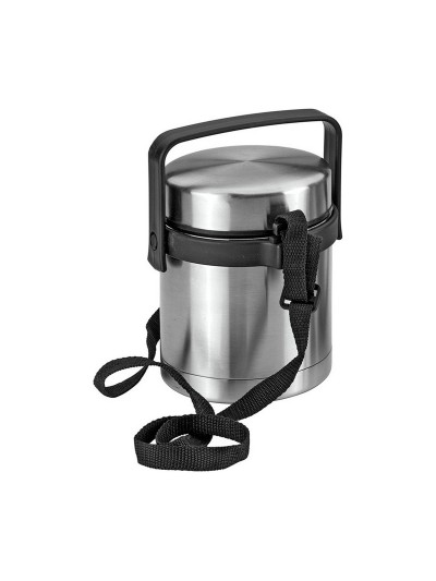 Thermos pour aliments Metaltex Acier inoxydable Chrome (1 L)