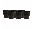 Vaso Picardie Negro (6 piezas) – Reacondicionado