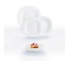 Dinnerware Set Luminarc Carine White Glass 18 Pieces
