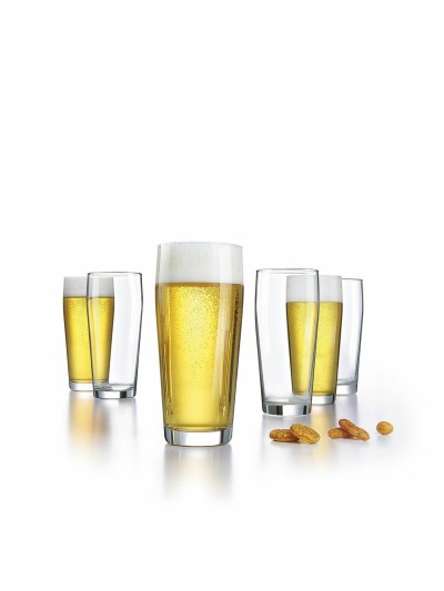 Vaso para Cerveza Luminarc World Beer Transparente Vidrio 480 ml 6 Unidades (Pack 6x)