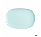 Plat à Gratin Luminarc Sweet Line Turquoise verre 35 x 24 cm (6 Unités)