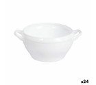 Bowl Luminarc With handles White Glass 540 ml (24 Units)