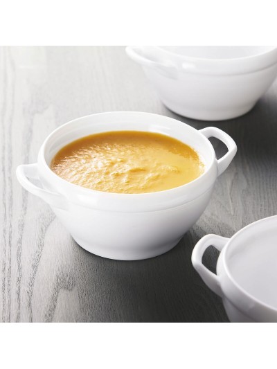 Cuenco Luminarc Con asas Blanco Vidrio 540 ml (24 Unidades)