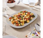 Fuente de Cocina Luminarc Diwali Gris Vidrio 35 x 24 cm (6 Unidades)