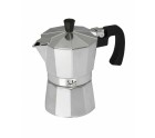 Cafetera Italiana JATA CCA3          * Plateado Aluminio 3 Tazas