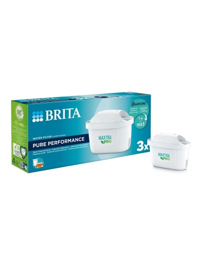 Filtro para Jarra Filtrante Brita MX+ Pro Pure Performance 3 Piezas (3 Unidades)
