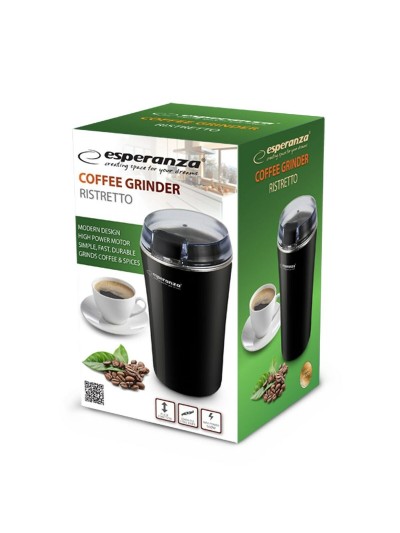 Molinillo Eléctrico Esperanza EKC008 Negro 160 W