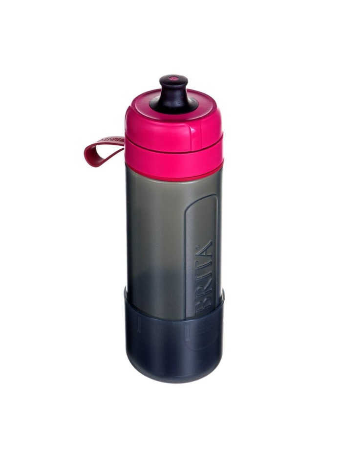 Bouteille avec Filtre de Carbone Brita Fill&Go Active Noir Rose 600 ml
