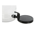 Dispensador de bebidas Home ESPRIT Negro Metal Cristal 5,5 L 21 x 21 x 37 cm