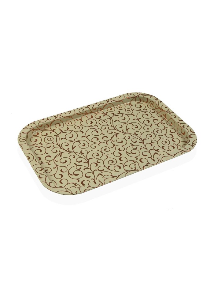 Bandeja Versa Serpentine Metal 32 x 1,5 x 34 cm