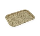 Bandeja Versa Serpentine Metal 32 x 1,5 x 34 cm