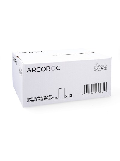 Set de Vasos Arcoroc Alameda Transparente Vidrio 620 ml (12 Unidades)