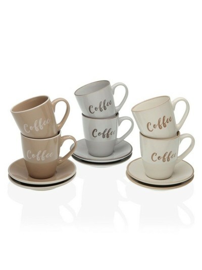 Juego de Tazas con Platos Lieke Té Gres (6 pcs)