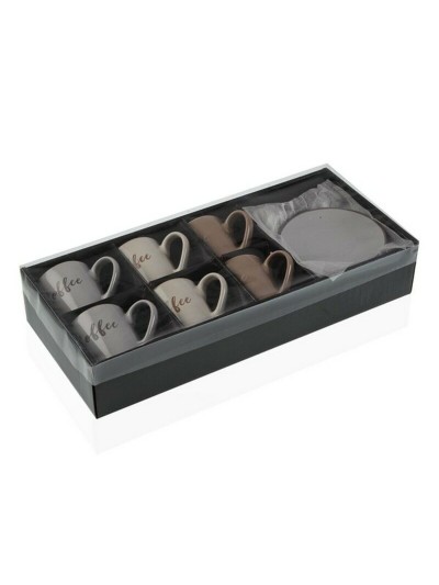 Set of Mugs with Saucers Lieke Tea Stoneware (6 pcs)