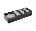 Piece Coffee Cup Set Blue Sea Porcelain (6 Pieces)