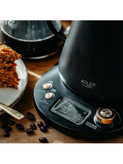 Hervidor Adler AD 1349 Negro 1100 W 1 L