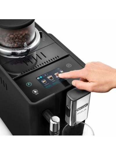 Cafetera Superautomática DeLonghi Rivelia 19 B Negro 1450 W