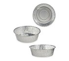 Set of trays Silver Aluminium 25 x 8 x 25 cm (Ø 20 x 7 cm)