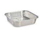 Set of trays Silver Aluminium 20,5 x 6,5 x 20,5 cm