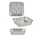 Set of trays Silver Aluminium 20,5 x 6,5 x 20,5 cm
