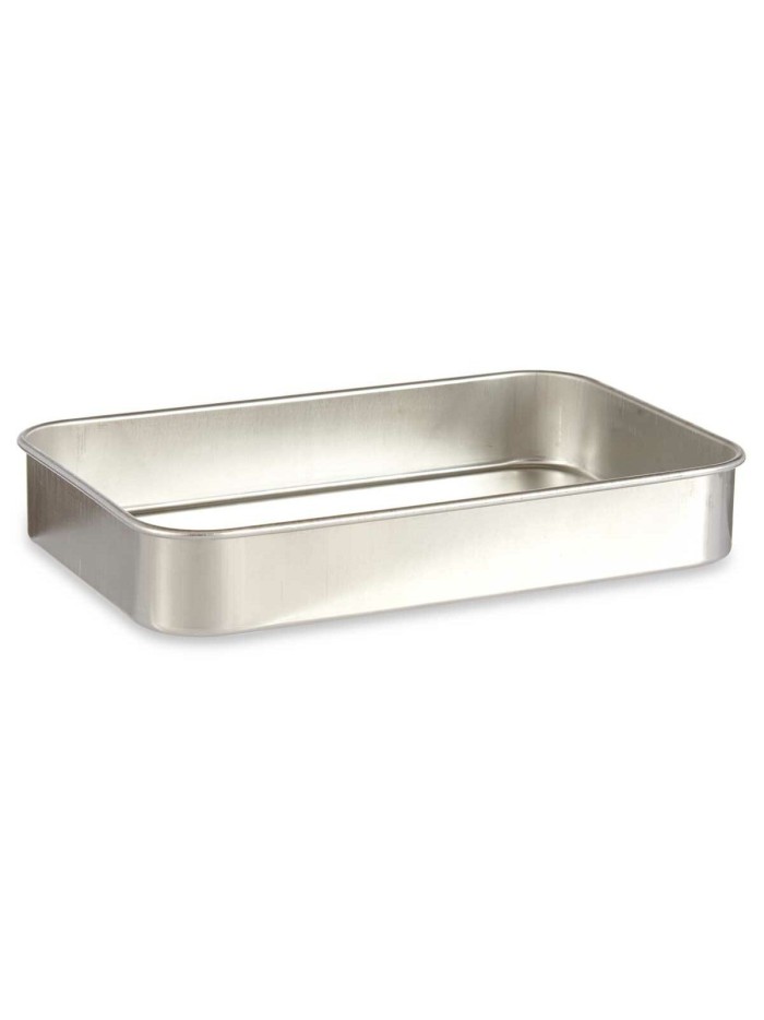 Plat à gratin 23,5 x 6 x 36 cm Argenté Aluminium