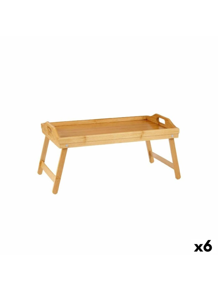 Tray Brown Bamboo 50 x 30 x 21 cm (6 Units)